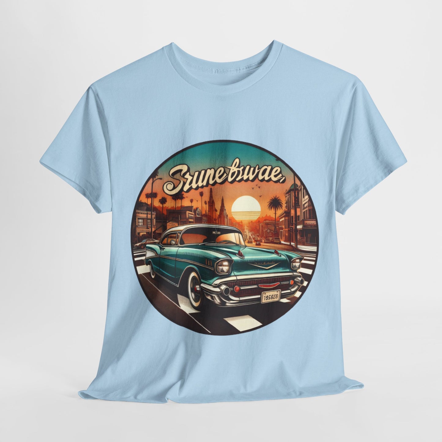 Vintage Car Classic T-Shirt,Black Canvas Classic Car Tee,Cruise in a Classic T-Shirt , Motor City Muscle Vintage Car Tee.