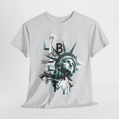 Statue of Liberty New York City T-Shirt, Liberty Island NYC Graphic Tee, New York Statue of Liberty Art Shirt.