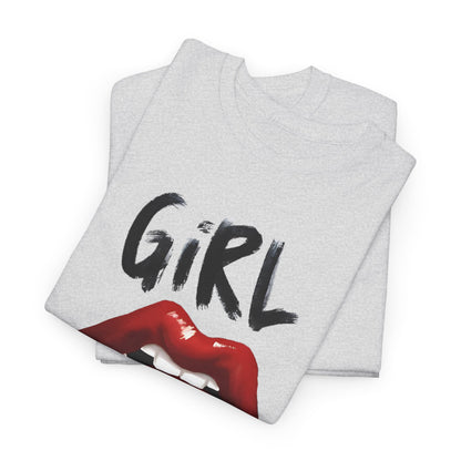 Girl Gang Lips Graphic T-Shirt,Fierce Girl Gang Tee,Bold Girl Gang Lip Print T-Shirt, Empowered Girl Gang Shirt, Sassy Girl Gang Graphic Tee