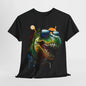 Jurassic Cool Dino Graphic Shirt, Cool T-Rex Sunglasses Graphic Tee, Hipster Dinosaur Art T-Shirt, Trendy T-Rex in Shades Tee.