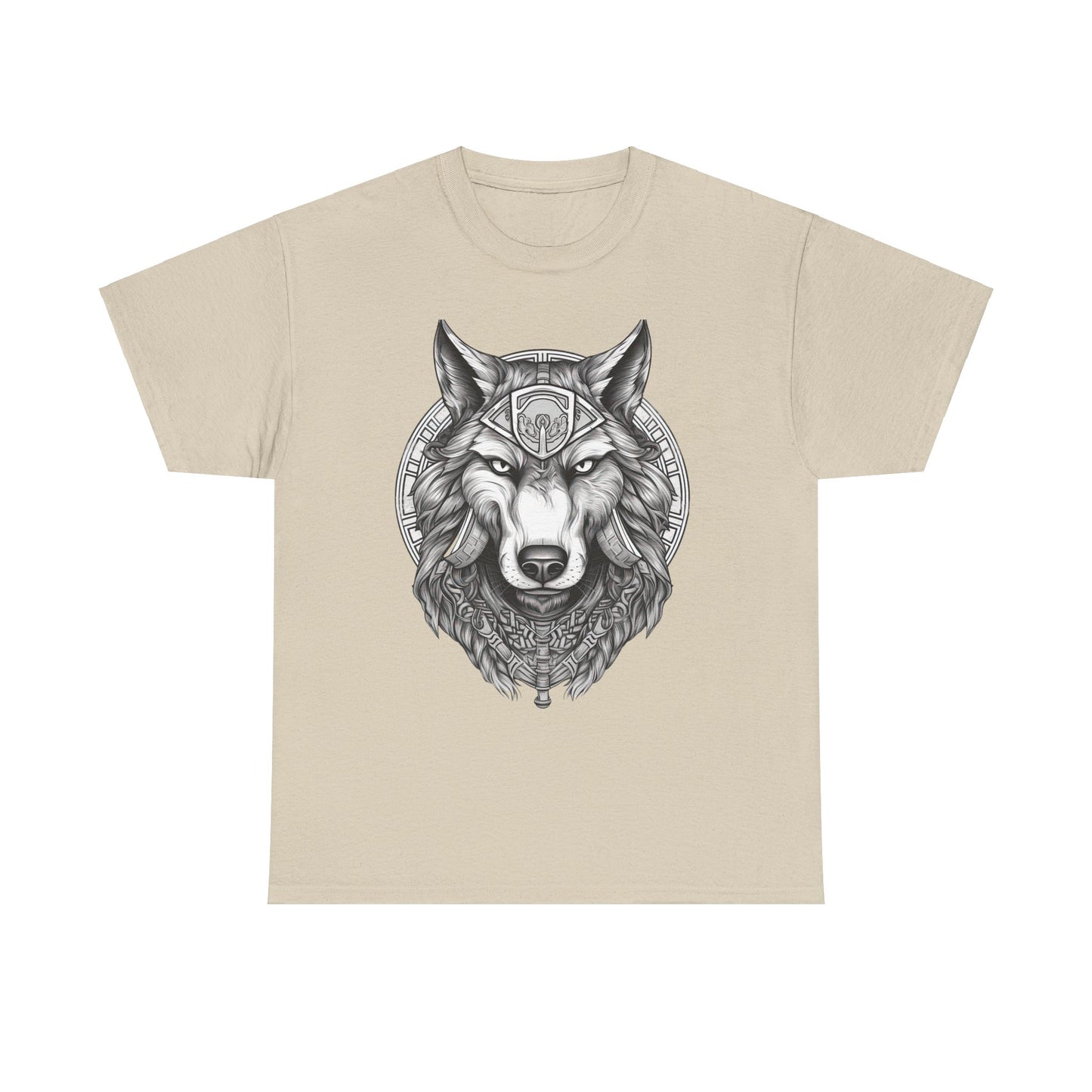 Galaxy Wolf: Howling at the Moon T-Shirt, Space Howler. Wolf in the Cosmos T-Shirt. Lone Wolf of the Stars Galactic Howl T-Shirt