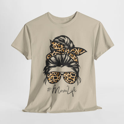 Rocking Mom Life, Sun's Out, Mom's Out. Sunglasses and Headband Tee, Glam Mom on the Go Leopard Print Mom Life Tee