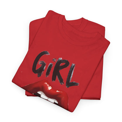 Girl Gang Lips Graphic T-Shirt,Fierce Girl Gang Tee,Bold Girl Gang Lip Print T-Shirt, Empowered Girl Gang Shirt, Sassy Girl Gang Graphic Tee