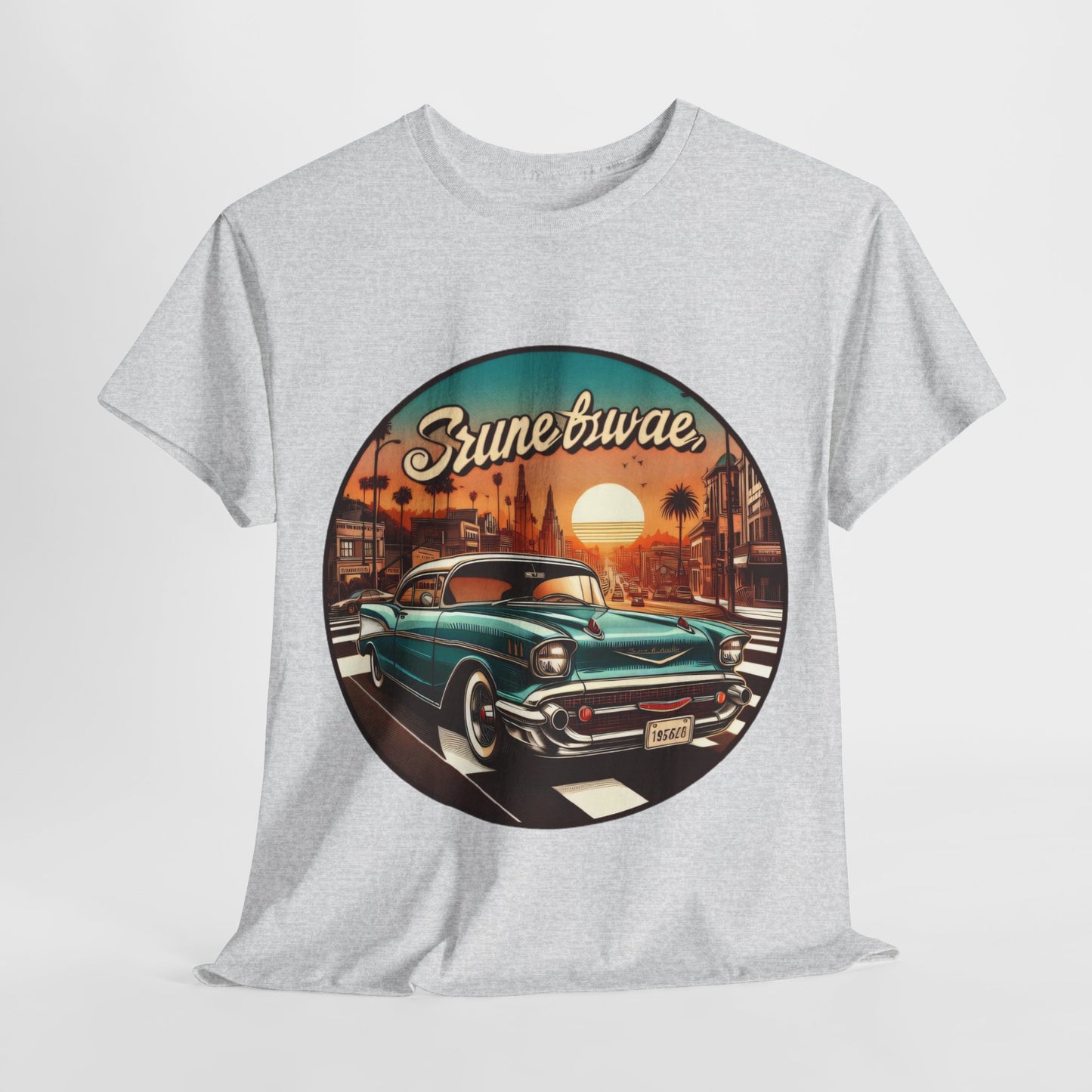 Vintage Car Classic T-Shirt,Black Canvas Classic Car Tee,Cruise in a Classic T-Shirt , Motor City Muscle Vintage Car Tee.