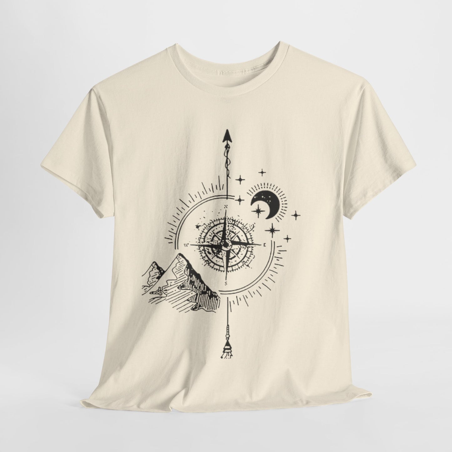 Adventure Awaits: World Traveler Compass,T-Shirt, Find Your Way, Vintage World Traveler Tee.