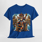 Royal Monkey King Graphic T-Shirt, Majestic Monkey Throne Tee, King of the Jungle Monkey T-Shirt