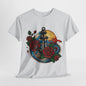 Anchored Roses T-Shirt,Love Never Drifts Anchor Rose Tee,Nautical Romance Anchor and Roses Tee,Blooming Through the Storm Anchor Rose.