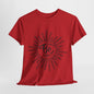 Be positive ,Empowerment Words Sunburst T-Shirt"Inspirational 'Be' Affirmations Tee"Positive Vibes Word Cloud T-Shirt