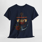 Nautical Anchor Globe Art T-Shirt, Vintage Nautical Anchor Graphic Tee, Tattoo Style Anchor and Rose Tee.