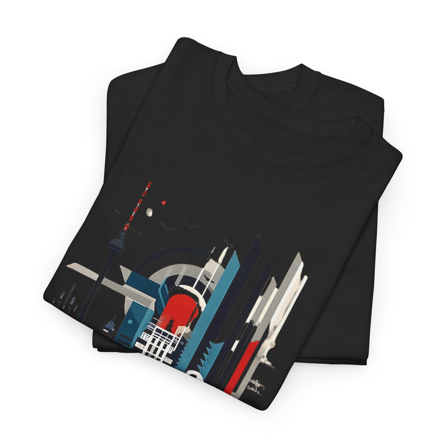 Berlin Cityscape Art Tee - Embrace Urban Elegance" "Explore Berlin's Iconic Landmarks with Our Graphic Tee Modern Berlin Skyline T-Shirt