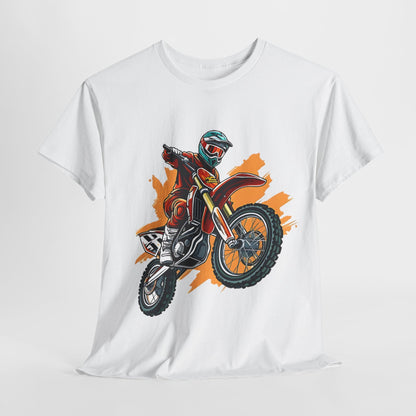 Ride Free: Motorcycle Graphic Cotton Tee Born to Ride Classic Motorcycle T-Shirt Motorcycle Madness Bold Graphic T-Shirt.