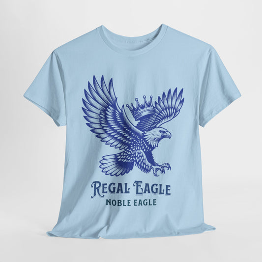 Crowned Eagle Majesty Tee, Royal Eagle Graphic T-Shirt, King of Eagles Design Tee