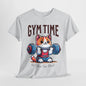 Gym Cat T-Shirt -Cute Workout Motivation Tee, Kawaii Gym Time T-Shirt - Adorable Fitness Cat Design, Workout Kitty Tee - Fun Gym Motivation.