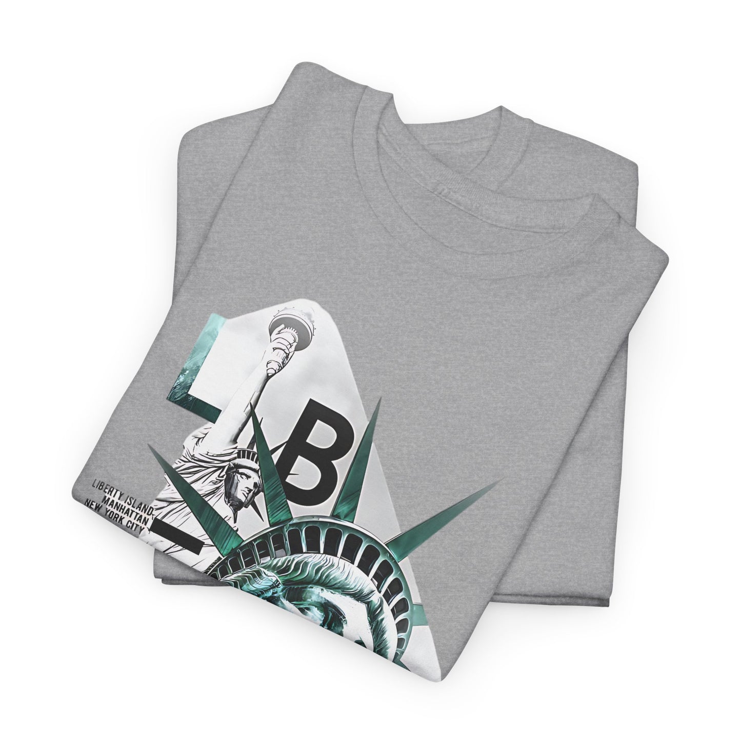 Statue of Liberty New York City T-Shirt, Liberty Island NYC Graphic Tee, New York Statue of Liberty Art Shirt.