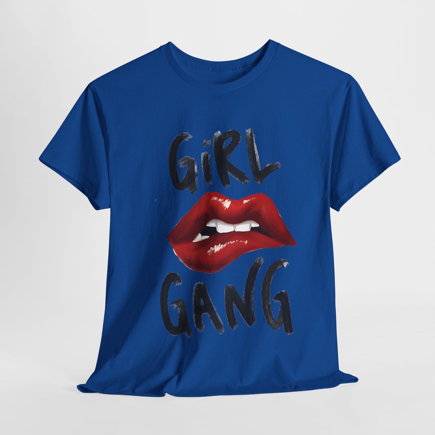 Girl Gang Lips Graphic T-Shirt,Fierce Girl Gang Tee,Bold Girl Gang Lip Print T-Shirt, Empowered Girl Gang Shirt, Sassy Girl Gang Graphic Tee