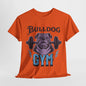 Bulldog Gym: Strong and Steady Fitness Tee, Pumped Bulldog, Gym Workout Graphic T-Shirt, Bulldog Strength.Fitness Motivation Tee