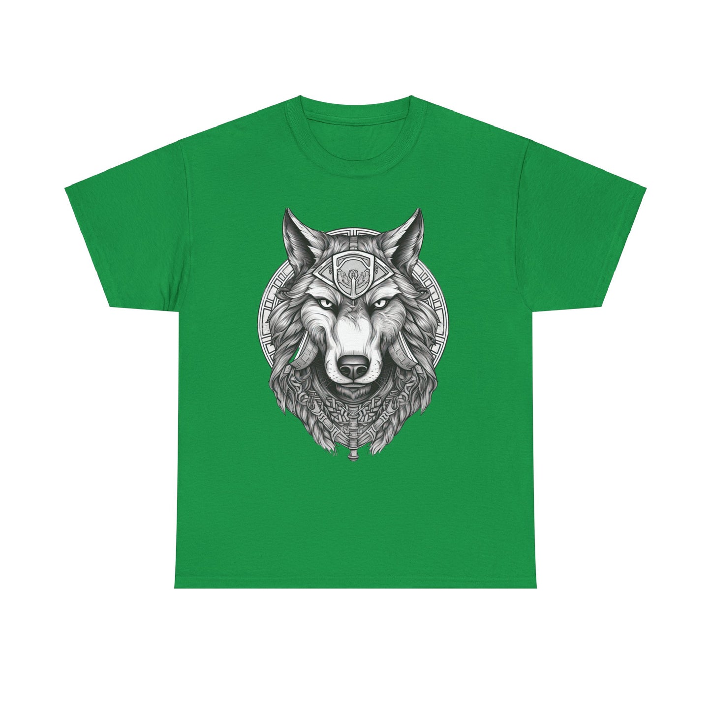 Galaxy Wolf: Howling at the Moon T-Shirt, Space Howler. Wolf in the Cosmos T-Shirt. Lone Wolf of the Stars Galactic Howl T-Shirt