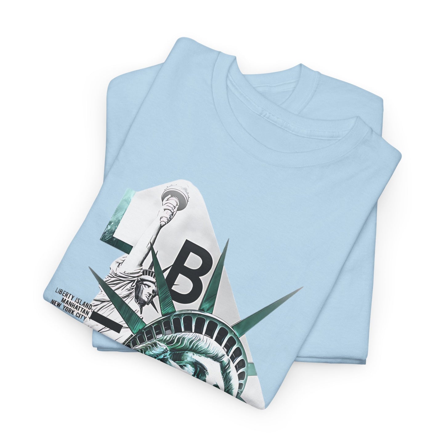 Statue of Liberty New York City T-Shirt, Liberty Island NYC Graphic Tee, New York Statue of Liberty Art Shirt.