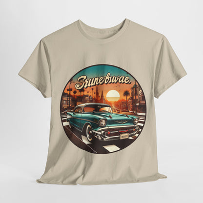 Vintage Car Classic T-Shirt,Black Canvas Classic Car Tee,Cruise in a Classic T-Shirt , Motor City Muscle Vintage Car Tee.