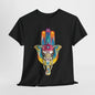 Hamsa Hand and Elephant Harmony T-Shirt, Lucky Charm Hamsa Hand and Elephant T-Shirt, World of Wonder Hamsa Hand and Elephant Journey T-Shirt