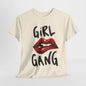 Girl Gang Lips Graphic T-Shirt,Fierce Girl Gang Tee,Bold Girl Gang Lip Print T-Shirt, Empowered Girl Gang Shirt, Sassy Girl Gang Graphic Tee