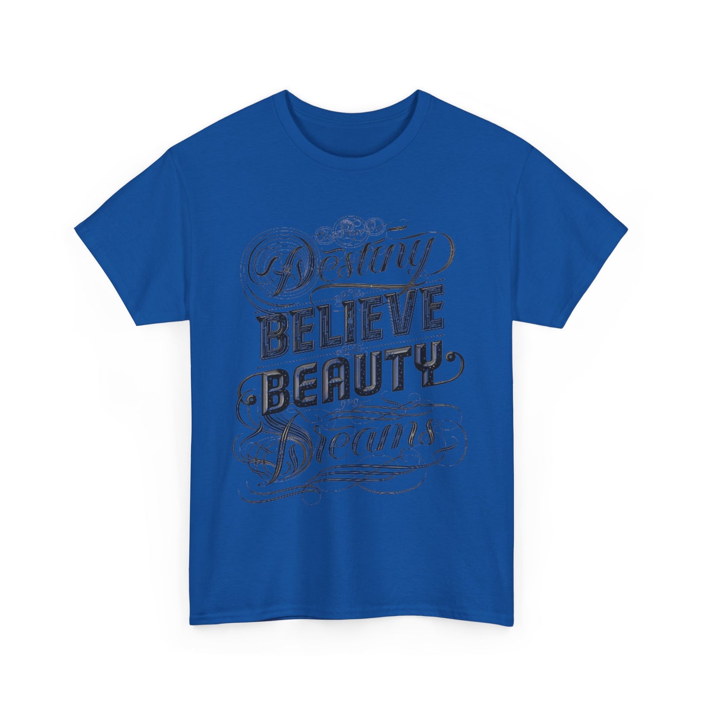 Inspire Your Destiny: Elegant Dreamer T-Shirt Believe in Dreams Motivational Pink Tee Dream Big Stylish Destiny Quote Shirt.