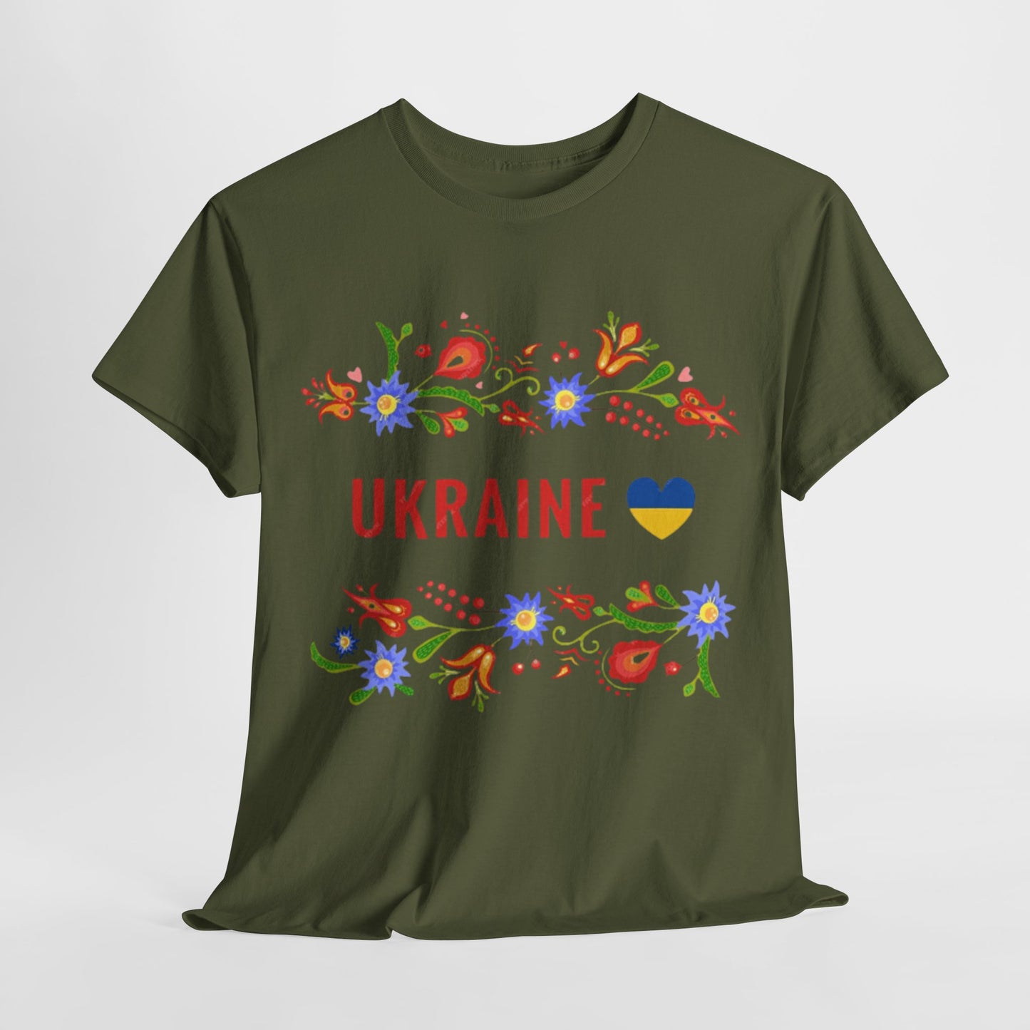 Glory to Ukraine, Ladies Soft 100%Cotton Slim-Fit T-shirt, Gift tee