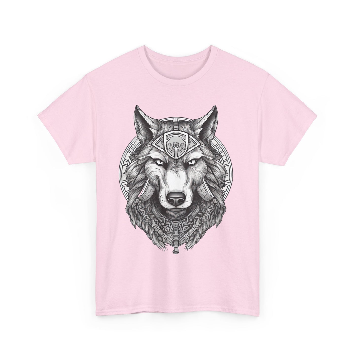 Galaxy Wolf: Howling at the Moon T-Shirt, Space Howler. Wolf in the Cosmos T-Shirt. Lone Wolf of the Stars Galactic Howl T-Shirt