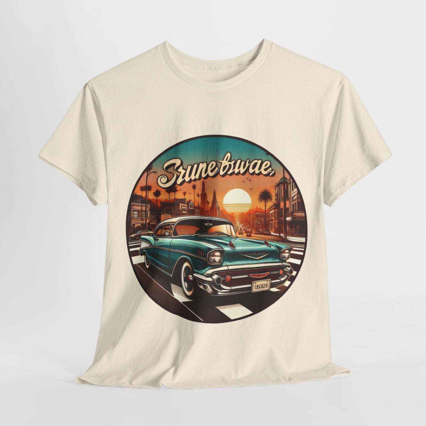 Vintage Car Classic T-Shirt,Black Canvas Classic Car Tee,Cruise in a Classic T-Shirt , Motor City Muscle Vintage Car Tee.