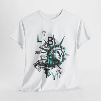 Statue of Liberty New York City T-Shirt, Liberty Island NYC Graphic Tee, New York Statue of Liberty Art Shirt.