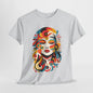 Woman Power: Face On, Undeniable Strength Woman's Face T-Shirt,She's Got This Confident Woman Tee