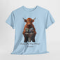 Highland Bull Taking Care of Business T-Shirt , Even Highland Cattle Gotta Go T-Shirt , The Throne Reader: A Bull's Business T-Shirt .