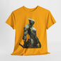 Futuristic Samurai Robot Tee, High-Tech Warrior Graphic T-Shirt, Cybernetic Samurai Hero Shirt, Sci-Fi Robot Samurai Tee.